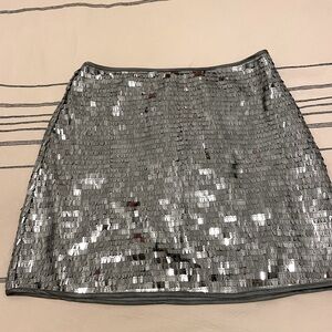 Sequin Mini Skirt